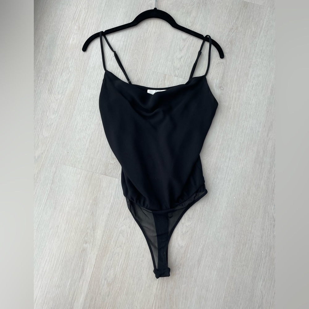 ASTR the label cowl neck bodysuit